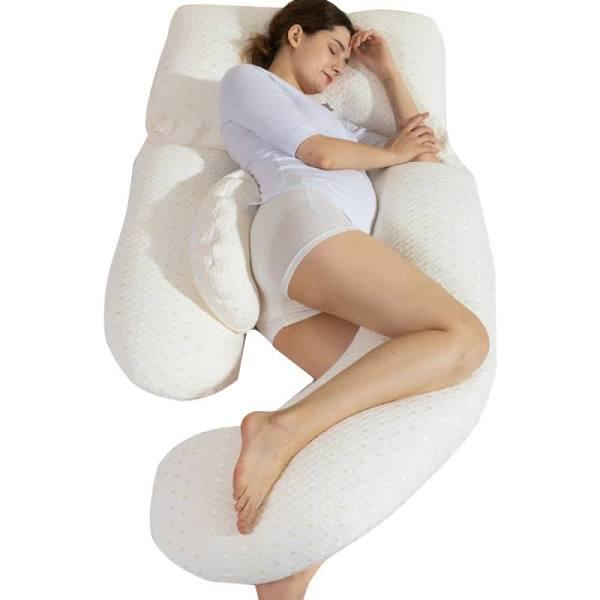 Toddly SnuggleMate Collection - Pregnancy, Maternity & Nursing Support Pillows Luxe Cream Grande