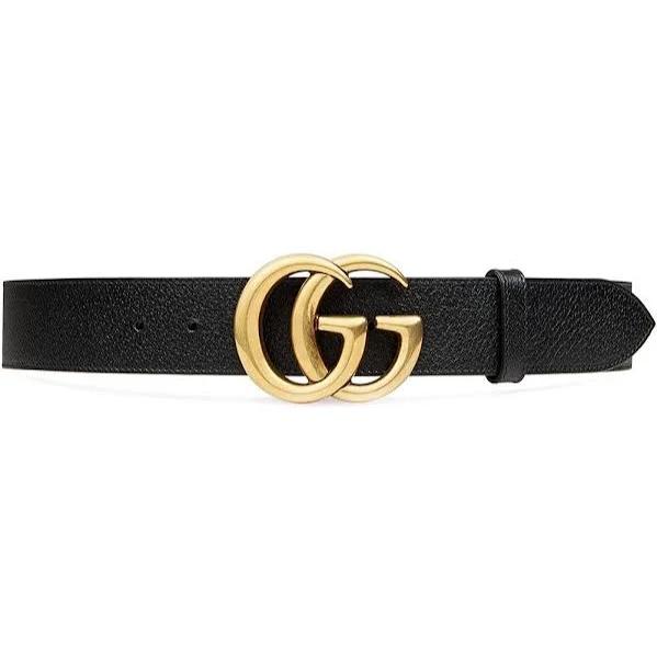 GUCCI - Leather Belt - Man - Size 100 - Black