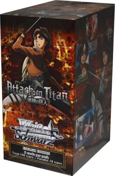 Weiss Schwarz Attack On Titan Booster Box - English (Reprint)