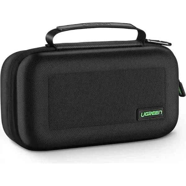 UGREEN Travel Carry Bag for Nintendo Switch Comfortable Handle Portable Hard Case - Large Black