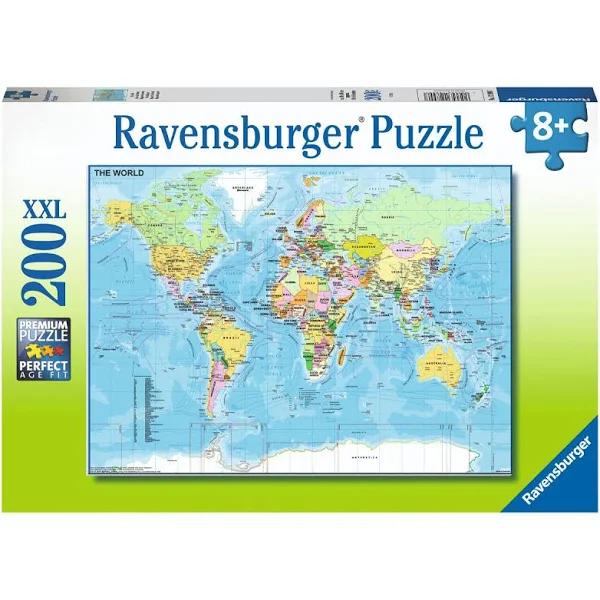 Ravensburger - Map of The World Puzzle 200pc