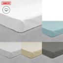 Algodon 300TC Cotton Fitted Sheet Long Single Size White