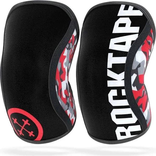 RockTape Assassins Knee Sleeves Support Compression - Red XL 7mm