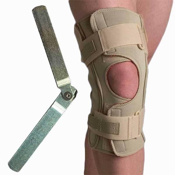 Thermoskin Knee Brace Open Wrap Single Pivot Hinge