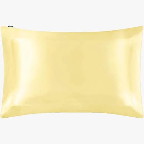 LILYSILK Silk Pillowcase 22 Momme Mulberry Silk Yellow Australia Comfortable Perfect for Sleeping King (50 x 90cm)