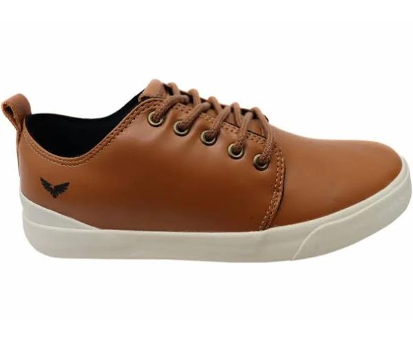 Eagle Fly Johnson Mens Brazilian Comfortable Lace Up Casual Shoes Tan 11 AUS or 45 EUR