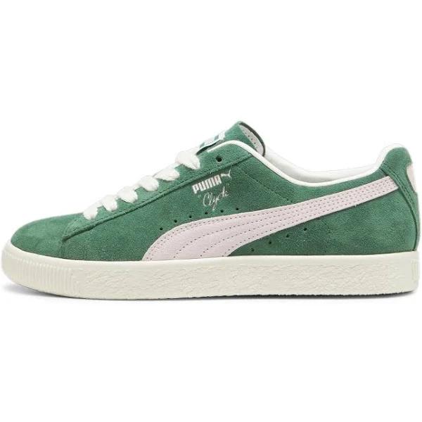 Clyde OG Unisex Sneakers in Vine/Warm White, Size 5, Synthetic by Puma