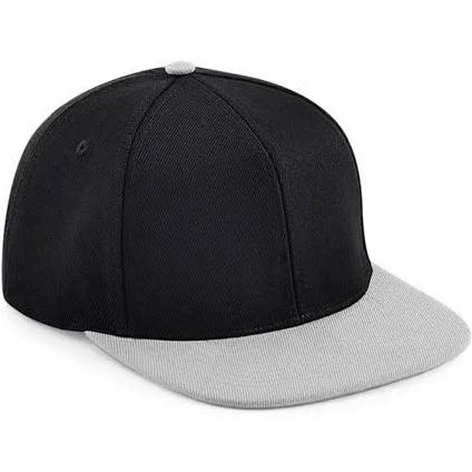 Beechfield Unisex Adult Snapback Cap (Black/Grey) (One Size)