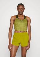 Nike Dri-FIT One Women's Printed Crop Tank Top - 50% Recycled Polyester - Green