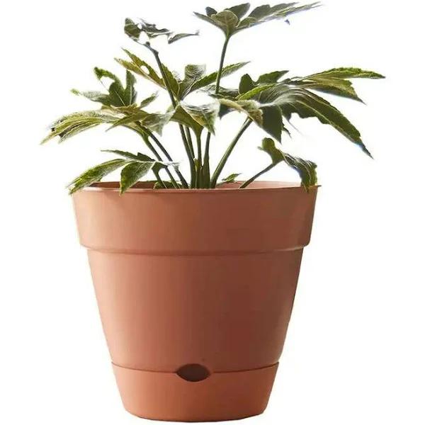 Northcote Pottery Leonard 38x34cm Self Watering Plant Pot Garden Decor Brick