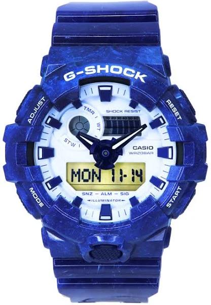 G-Shock GA700BWP-2A Blue and White Pottery