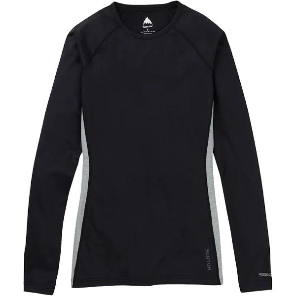 Burton Midweight x Base Layer Crewneck Thermal Top - Womens True Black