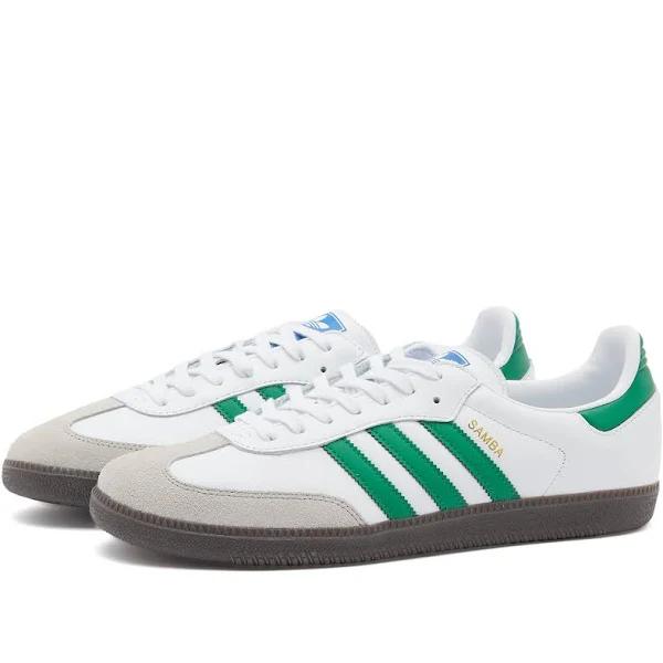 Adidas Samba OG Sneaker (Ftwr White/Green/Gum - 3)