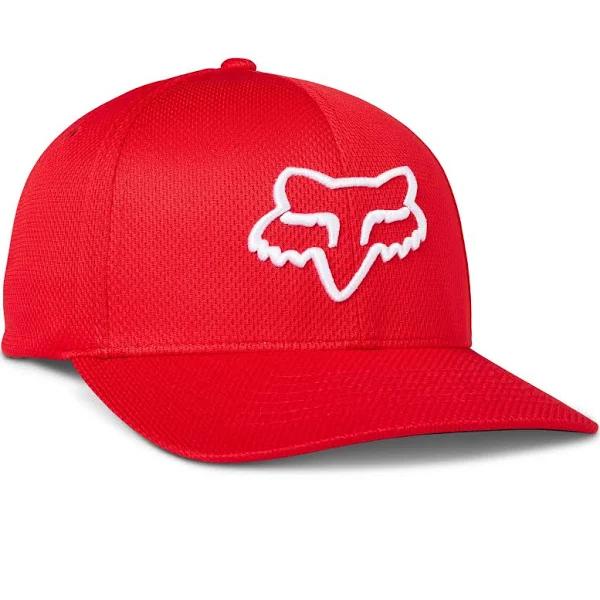 Fox Lithotype Flexfit 2.0 Cap Red/White L/XL