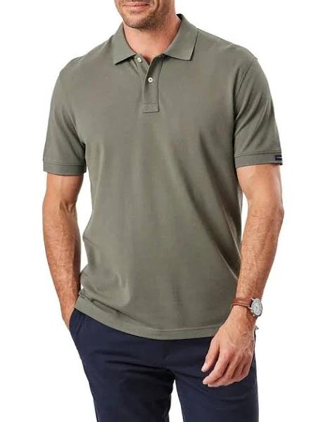 GAZMAN Classic Pique Polo Shirts in Green XL