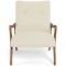 Penny Fabric Occasional Armchair Ivory by Freedom