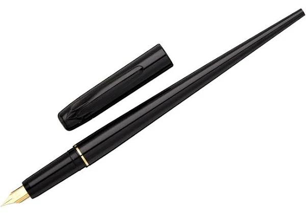 Platinum Black Fountain Desk Pen - Extra Fine