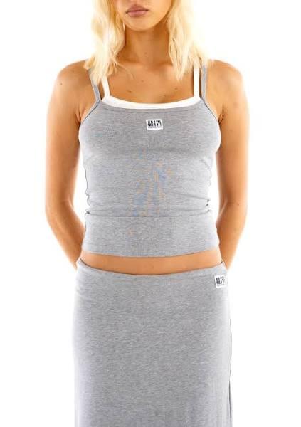 JGR & STN Chicago Layered Tank Grey Size XS - Platypus | AfterPay Available