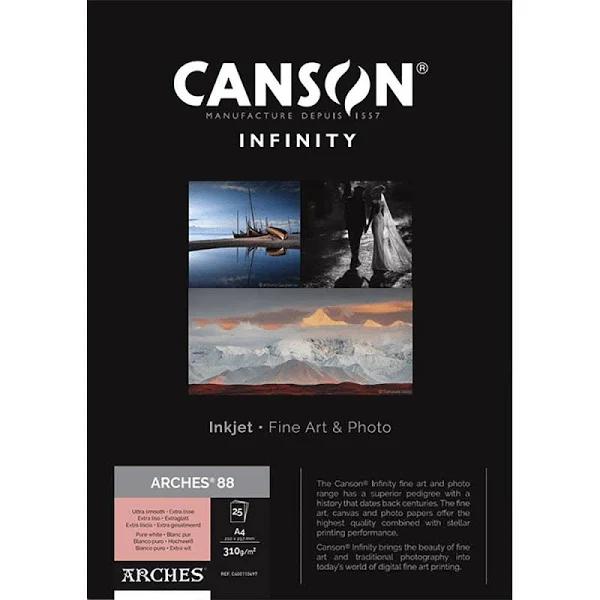 Canson Arches 88 310gsm A3 x 25 Sheets