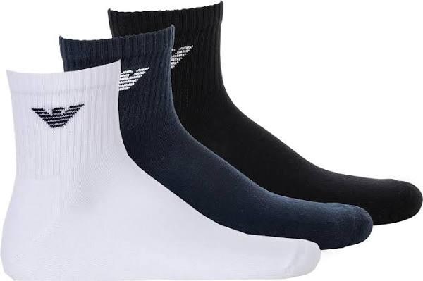 Emporio Armani Men's 3-Pack Short Socks