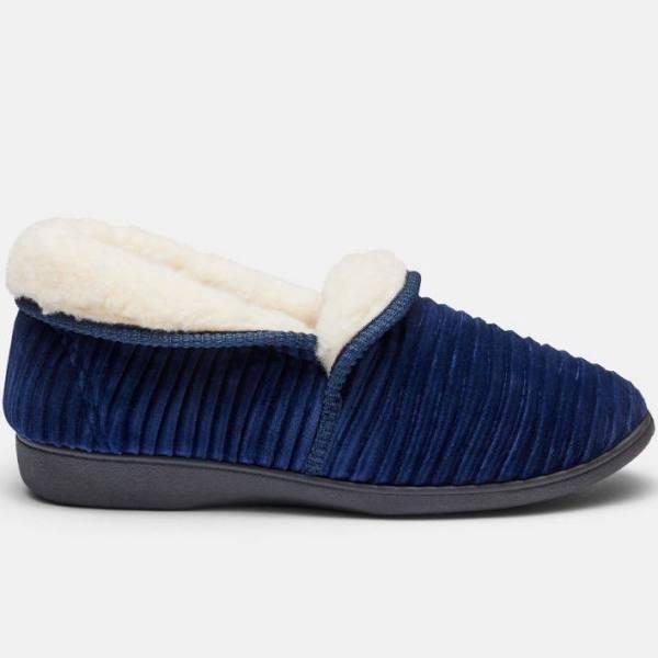 Grosby Catherine Slippers Navy / 10