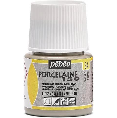 Pebeo Porcelaine 150 Ceramic Paint - 45ml - Taupe 54