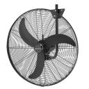 Mercator Black Airbond 750mm (30") DC Wall Fan With Remote