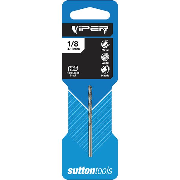 Sutton 1/8" HSS Viper Jobber Drill Bit - D1050318