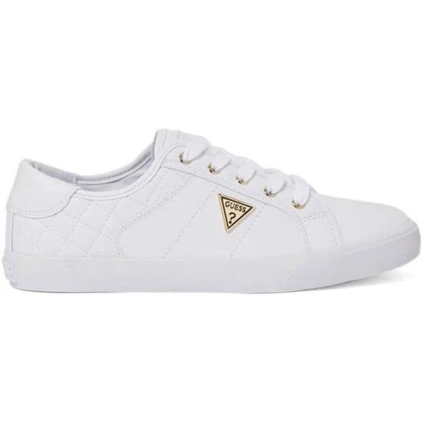 Guess Women's White Comly Low Top Sneakers Size: 7