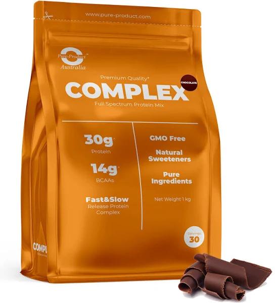 Pure Product Australia Complex Protein [WPI/WPC/CASEIN] 1kg Chocolate