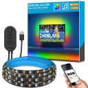 Govee LED Strip Lights With App 2m USB Light Strip Built-in Digital IC RGB Color Changing LED TV Backlight Strip Lights Music Sync IP65 Waterproof