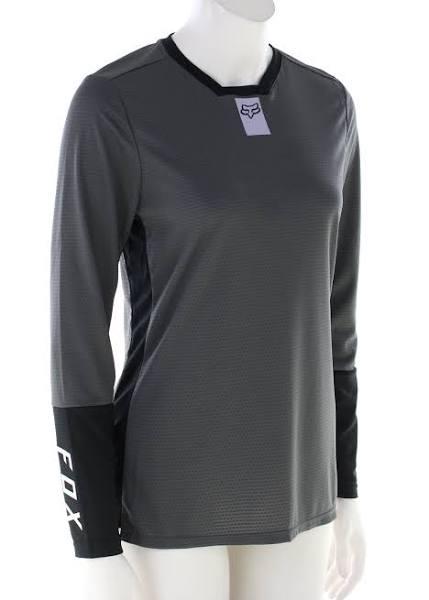 Fox Defend Women's Long Sleeve Jersey XS / Dark Shadow - 2022