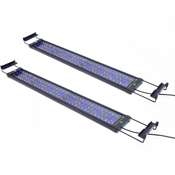 Dynamic Power 18W Set 2 Aquarium Blue White LED Light for Tank 75-95cm