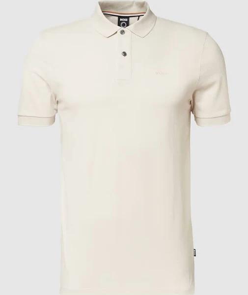 Boss Pallas Short Sleeve Polo White L Man 50468301-131-L