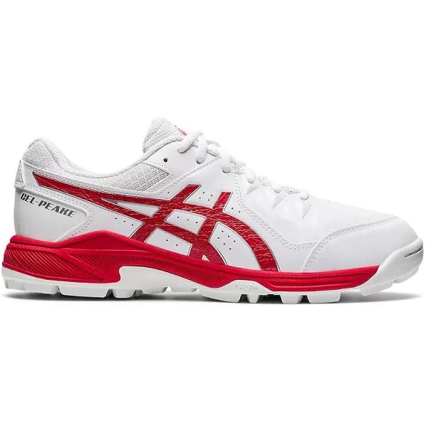 ASICS Gel Peake Cricket Shoes 11 / White Electric Red