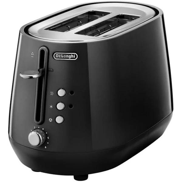 Delonghi Eclettica Two-Slice Toaster Black CTY2003BK