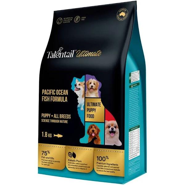 Talentail Ultimate Pacific Ocean Fish Puppy Dog Food 1.8kg | Petso AU