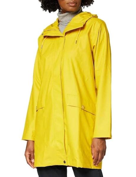 Helly Hansen Moss Rain Jacket Yellow Women - M