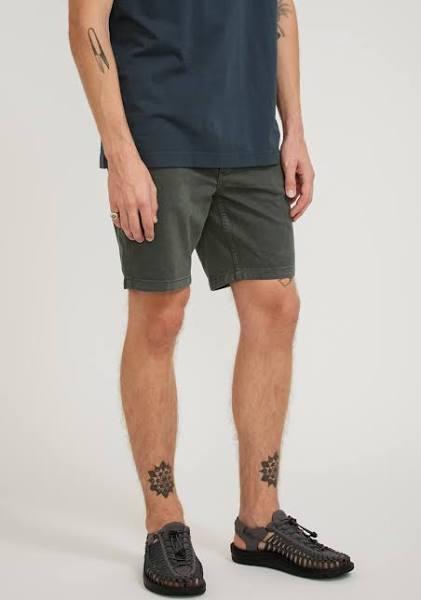 David Jones Neuw Denim Cody Workwear Short in Dark Forest, Size 31 in