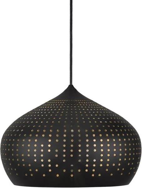 Houston 30 1 Light Pendant Black - 46443003