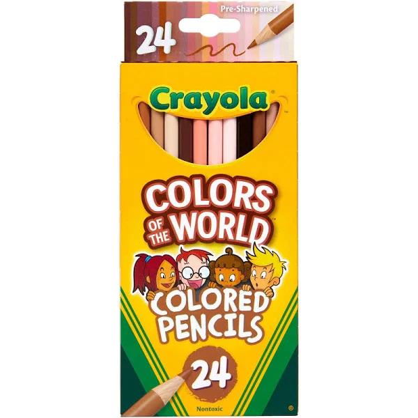 Crayola 24 Colors of The World Pencils