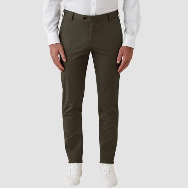 Cambridge Slim Fit Gerrard Chino Pant in Green 34