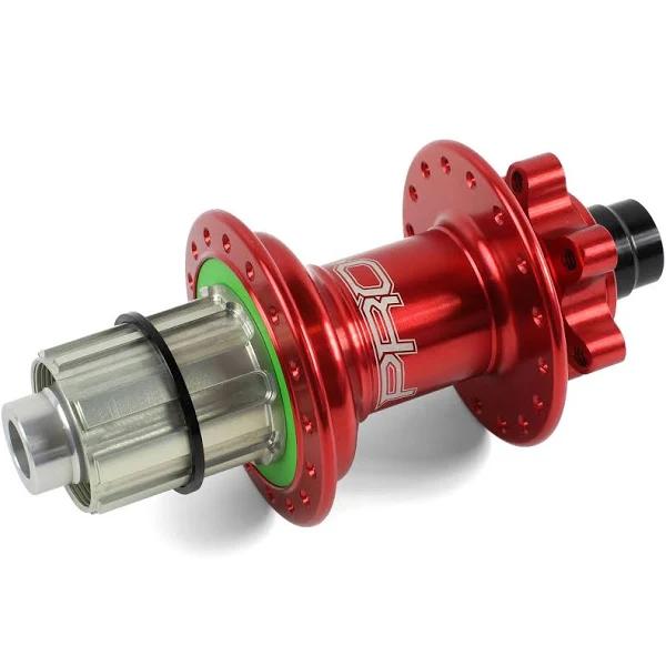 Hope Pro 4 36H 135mm - 12mm Rear Hub in Red