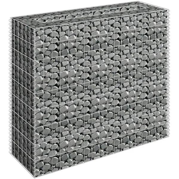 Gabion Raised Bed Galvanised Steel 90x30x90 cm