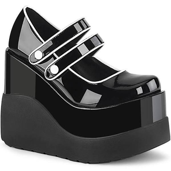 Demonia Void-37 Black Patent Size 10