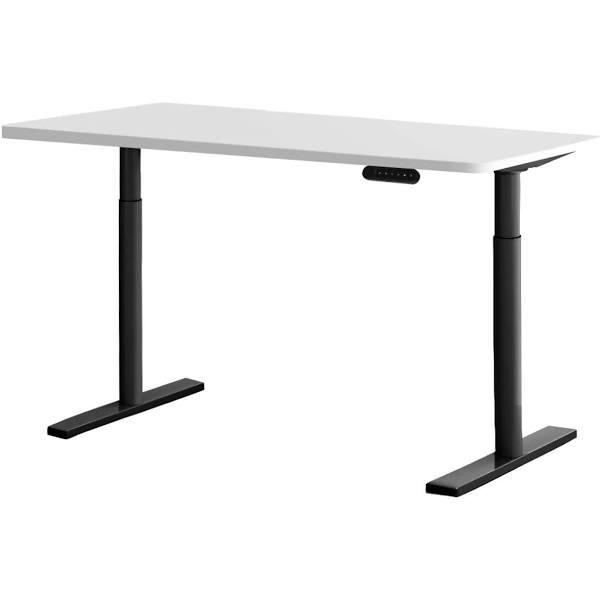 Artiss Electric Standing Desk Motorised Adjustable Sit Stand Desks Black White