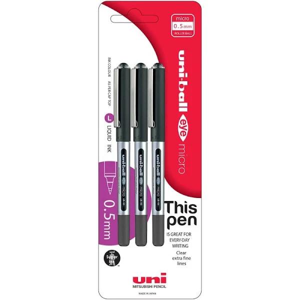 Uni-Ball Uni Micro Rollerball Ink 0.5 mm Tip Pen