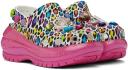 Crocs White Lisa Frank Edition Mega Crush Clogs