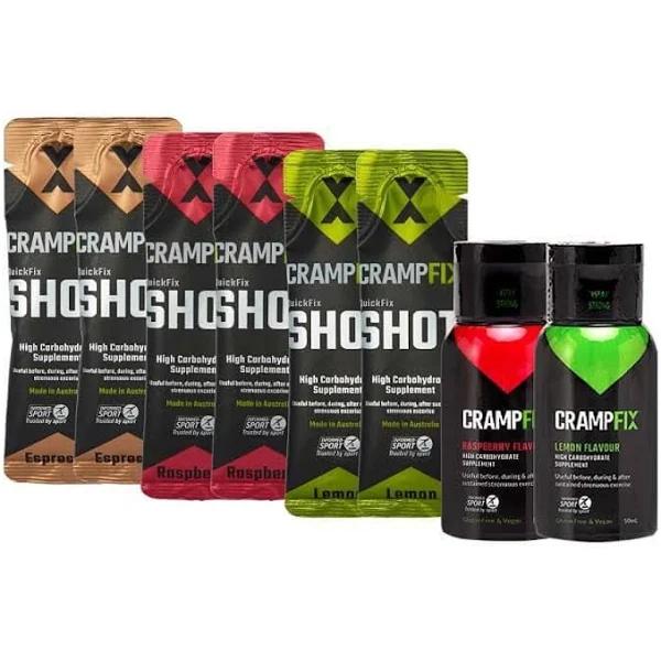 CrampFix Cramp Relief Performance Pack - 6 Shots/2 Bottles