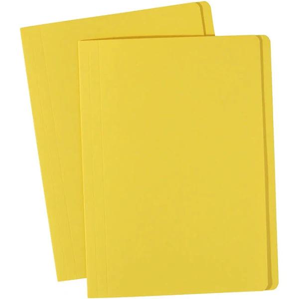 Avery 81742 Manilla Folder A4 Yellow Box 100